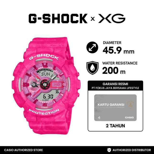 Casio G-SHOCK XG collaboration models Jam Tangan GMA-S110XG-4ADR Analog Digital