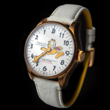 Azimuth Back In Time Bitcoin Pizza Garfield MOP Limited Edition
