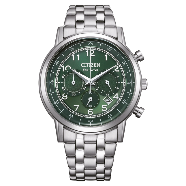 Citizen Eco Drive CA4630-53X Green Dial Stainless Steel