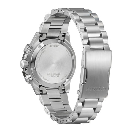 Citizen Promaster Sky Navihawk CA4664-60E Eco Drive Chronograph Black Dial Stainless Steel Strap