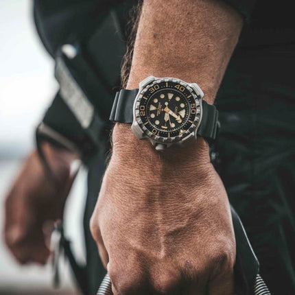 Citizen Promaster BN0220-16E Whale Shark Retrozilla Super Titanium Divers Black Dial Rubber Strap