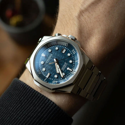 Citizen Series8 890 NB6060-58L Men Automatic Blue Dial Stainless Steel Strap