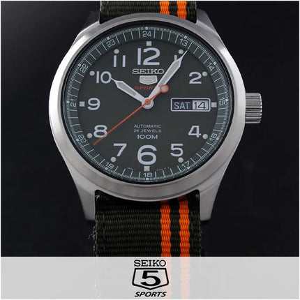 Seiko 5 Sports Automatic SRP275K1 Military