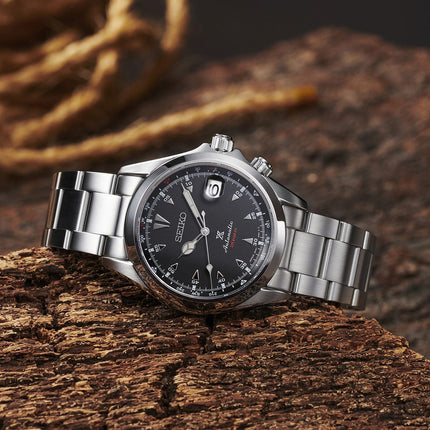 Seiko Prospex SPB117J1 Alpinist Black Dial Stainless Steel Strap