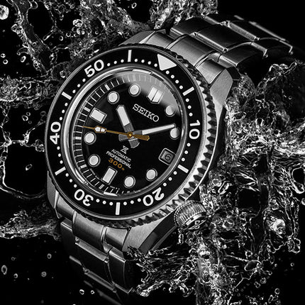 Seiko Prospex SLA021J1 Marinemaster Automatic Black Dial Stainless Steel Strap