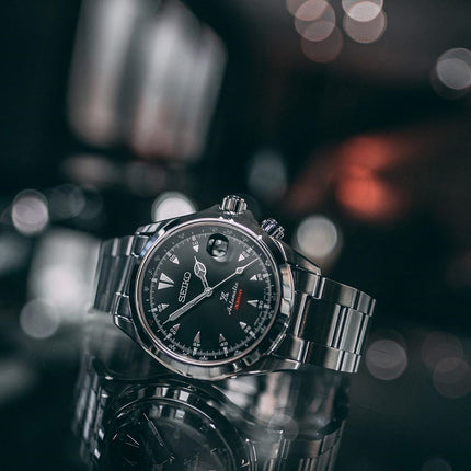Seiko Prospex SPB117J1 Alpinist Black Dial Stainless Steel Strap
