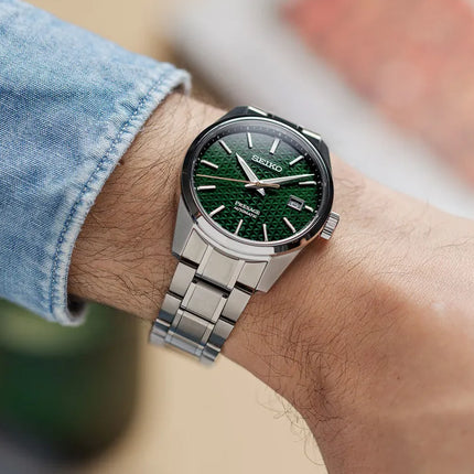 Seiko Presage SPB169J1 Sharp Edged Tokiwa Evergreen Trees Stainless Steel Strap
