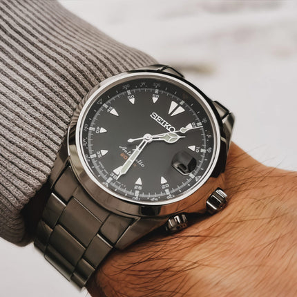 Seiko Prospex SPB117J1 Alpinist Black Dial Stainless Steel Strap