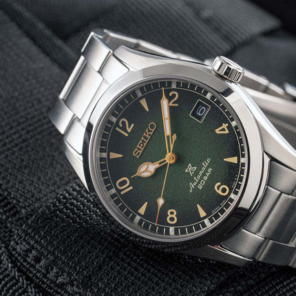 Seiko Prospex SPB155J1 Baby Alpinist Automatic Green Dial Stainless Steel Strap