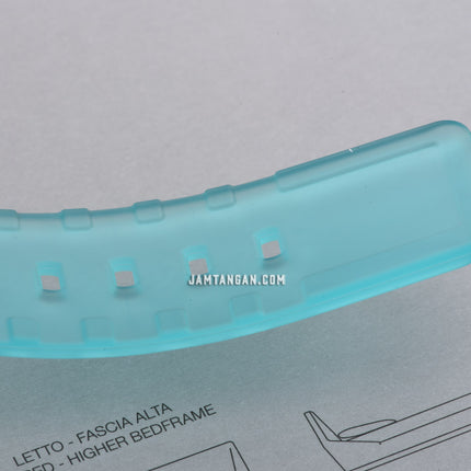 Casio Baby-G BA-110SC-2ADR Spring And Summer Digital Analog Dial Tosca Transparent Resin Band