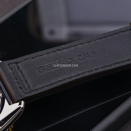 Seiko 5 Sports SSK036K1 SKX Series Automatic GMT Black Dial Brown Leather Strap