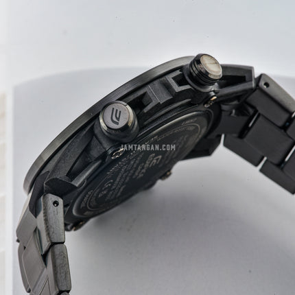 Casio Edifice ECB-2000DC-1BDF Men Sospensione Digital Analog Dial Gunmetal Stainless Steel Band