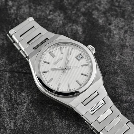 Seiko Ladies SUR573P1 Discover More Silver Dial Stainless Steel Strap