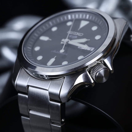 Seiko 5 Sports SRPE51K1 SKX Sports Style Grey Dial Stainless Steel Strap