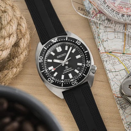 Seiko Prospex SPB317J1 Heritage Re-Interpretation Slim Willard Automatic Divers Black Rubber Strap
