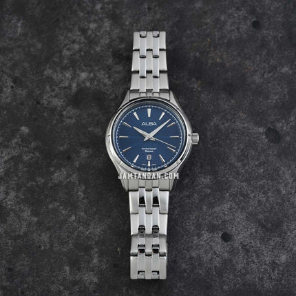 Alba AH7DK5X1 Ladies Blue Dial Stainless Steel Strap