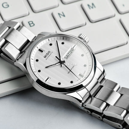MIDO Multifort M005.830.11.031.00 Automatic Silver Dial Stainless Steel Strap