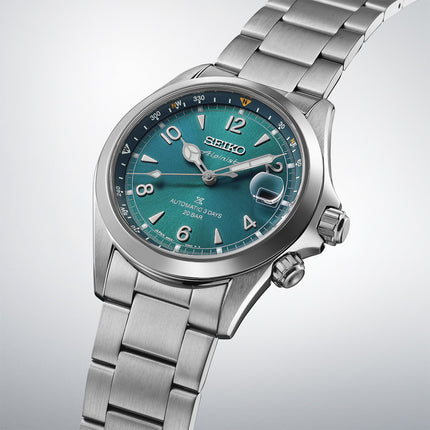 Seiko Prospex SPB503J1 Alpinist Automatic Tealpine Blue Dial Stainless Steel Strap