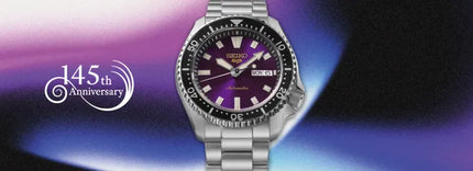 Seiko 5 Sports HDB003K1 SKX Series 145th Anniversary In Edo Purple Limited Edition