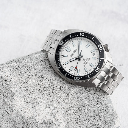 Seiko Prospex SPB313J1 Heritage Re-Interpretation Slim Willard White Dial Stainless Steel Strap