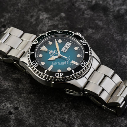 Orient Sport RA-AA0811E Automatic Mako IV Green Dial Stainless Steel Strap