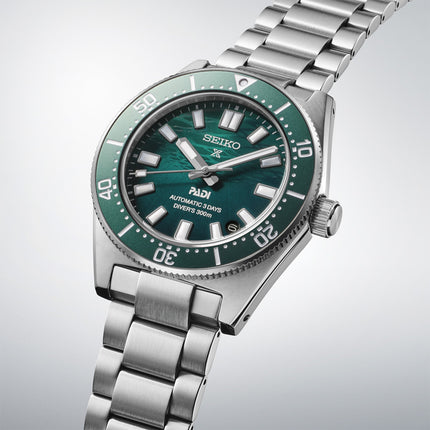Seiko Prospex SPB501J1 1968 Heritage Diver’s PADI Special Edition in Green + Extra Strap