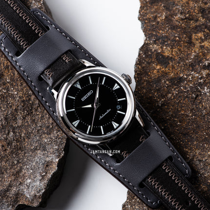 Seiko Prospex SJE085J1 The 1959 Alpinist Re-Creation Black Dial Brown Leather Strap Limited Edition