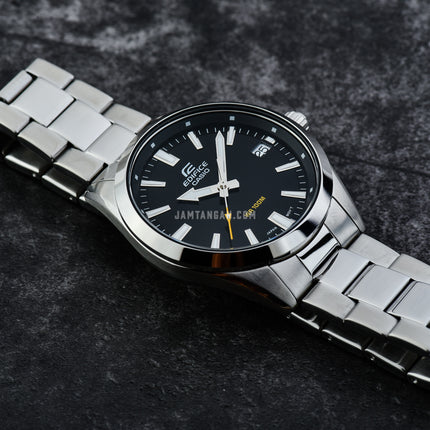 Casio Edifice EFV-100D-1AVUDF Men Black Dial Stainless Steel Band