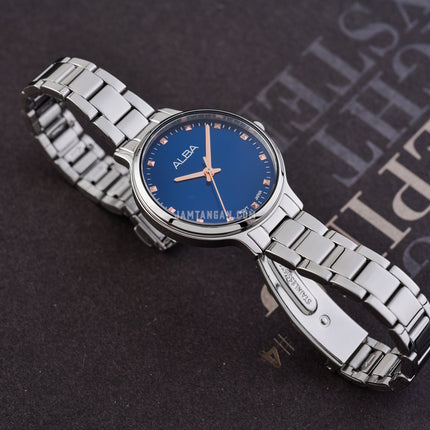 Alba Fashion ARX149X1 Ladies Blue Dial Stainless Steel Strap