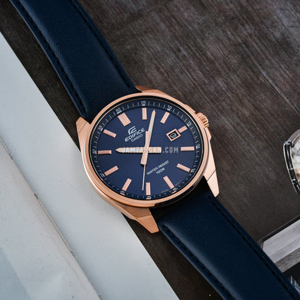 Casio Edifice EFV-150CL-2AVUDF Blue Dial Blue Leather Band
