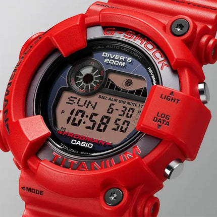 Casio G-Shock Frogman GW-8230NT-4DR 30th Anniversary Master Of G-Sea Digital Dial Red Resin Band