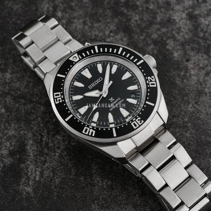 Seiko Prospex SRPL13K1 Diver Samurai Shog-Urai Black Dial Stainless Steel Strap