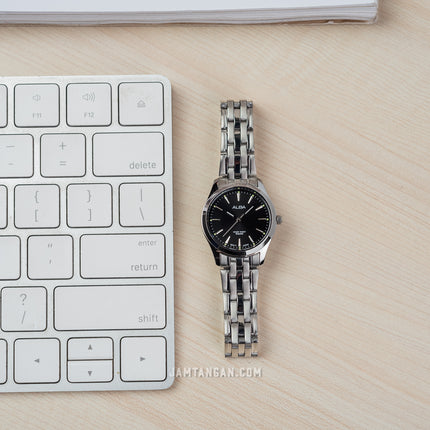 Alba ARX129X1 Ladies Black Dial Stainless Steel Strap
