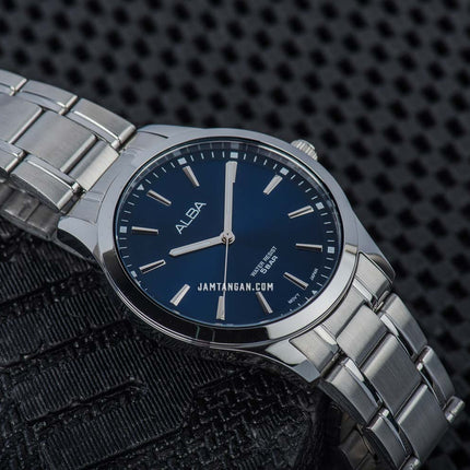 Alba Prestige ARX015X1 Men Dark Blue Dial Stainless Steel Strap