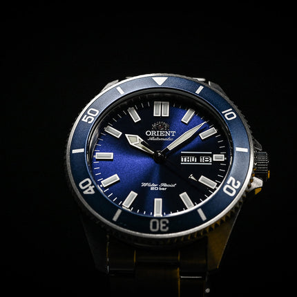 Orient Sports RA-AA0009L Kanno Automatic Divers Blue Dial Stainless Steel Strap