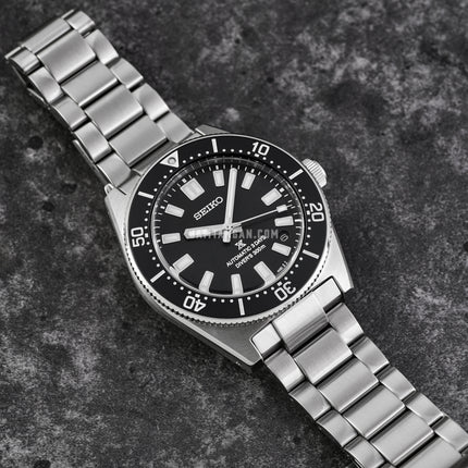 Seiko Prospex SPB453J1 New 62MAS 1965 Diver Facelift Black Dial Stainless Steel Strap