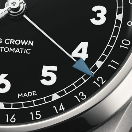 Oris Big Crown 01-754-7798-4064-07-8-20-06 Pointer Date Black Dial Stainless Steel Strap