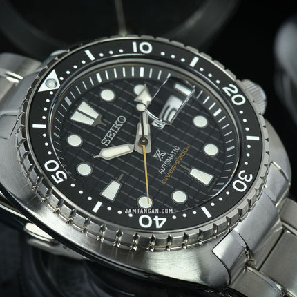Seiko Prospex SRPE03K1 King Turtle Automatic Black Dial Stainless Steel Strap