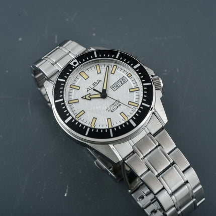 Alba Mechanical AL4721X1 Automatic Men Silver Dial Stainless Steel Strap