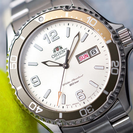 Orient Sports RA-AA0821S Automatic Mako III Silver Dial Stainless Steel Strap 