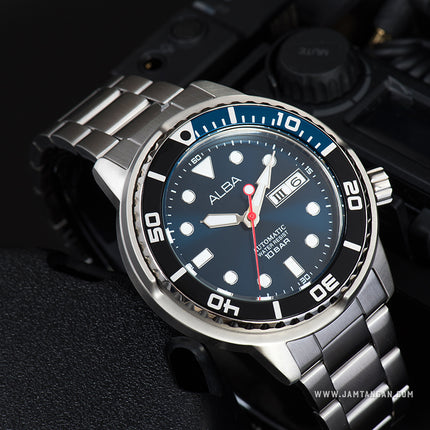 Alba Active AL4245X1 Automatic Man Batman Blue Dial Stainless Steel Strap