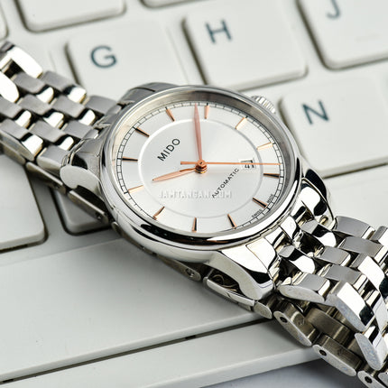 MIDO Baroncelli II M7600.4.10.1 Automatic Silver Dial Stainless Steel Strap