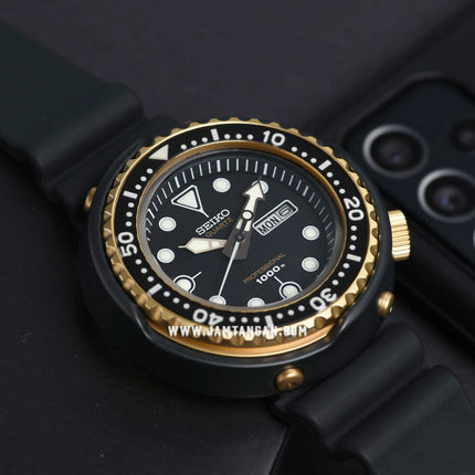 Seiko Prospex S23626J1 Golden Tuna Sea Baselworld 2018 Black Rubber Strap Limited Edition