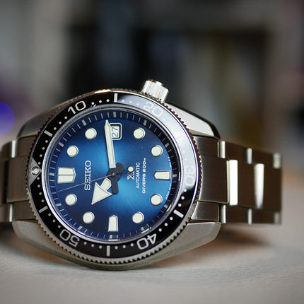 Seiko Prospex SPB083J1 Great Blue Hole 1968 Blue Dial St. Steel Strap SPECIAL EDITION + Extra Strap