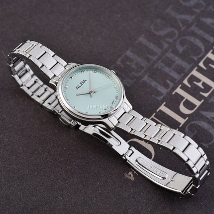 Alba Fashion ARX151X1 Ladies Light Blue Dial Stainless Steel Strap