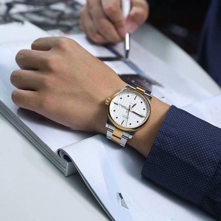 MIDO Multifort M005.430.22.031.80 Automatic Silver Dial Dual Tone Stainless Steel Strap
