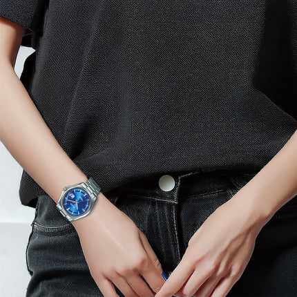 Alba Active AS9V89X1 Royal Blue Dial Stainless Steel Strap