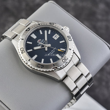 Orient Mako 40 RA-AC0Q02L Men Blue Navy Dial Stainless Steel Strap