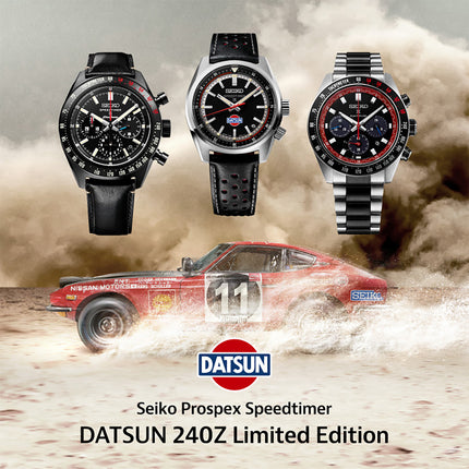 Seiko Prospex X DATSUN SSC957P1 Speedtimer Solar Fairlady Z 240Z St Steel Strap Limited Edition