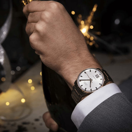 MIDO Commander II M021.626.22.031.00 Big Date Automatic Silver Dial Dual Tone Stainless Steel Strap